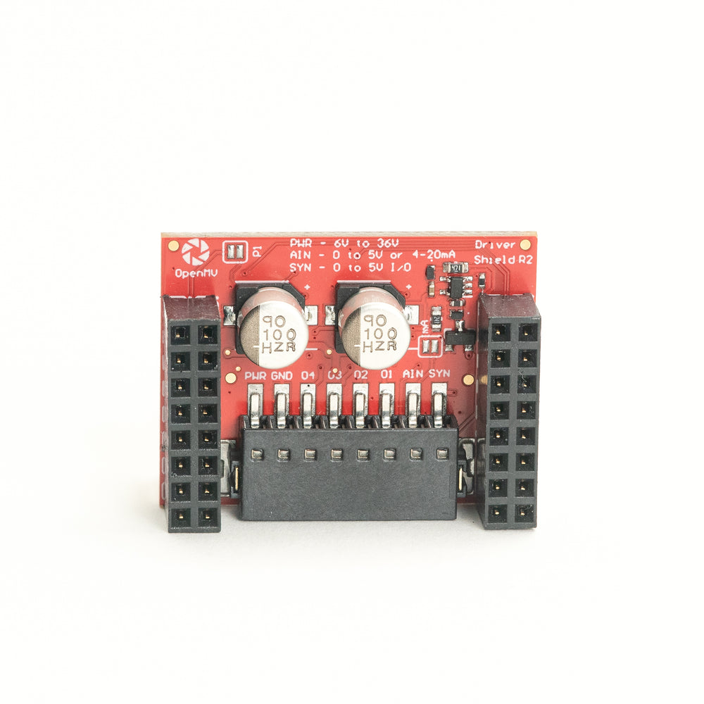 Motor Driver Shield Red Color Driver Shield – OpenMV